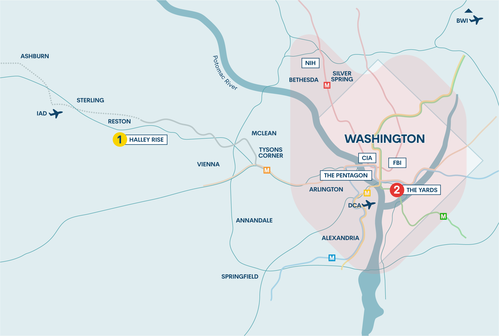 DC talent map - federal government