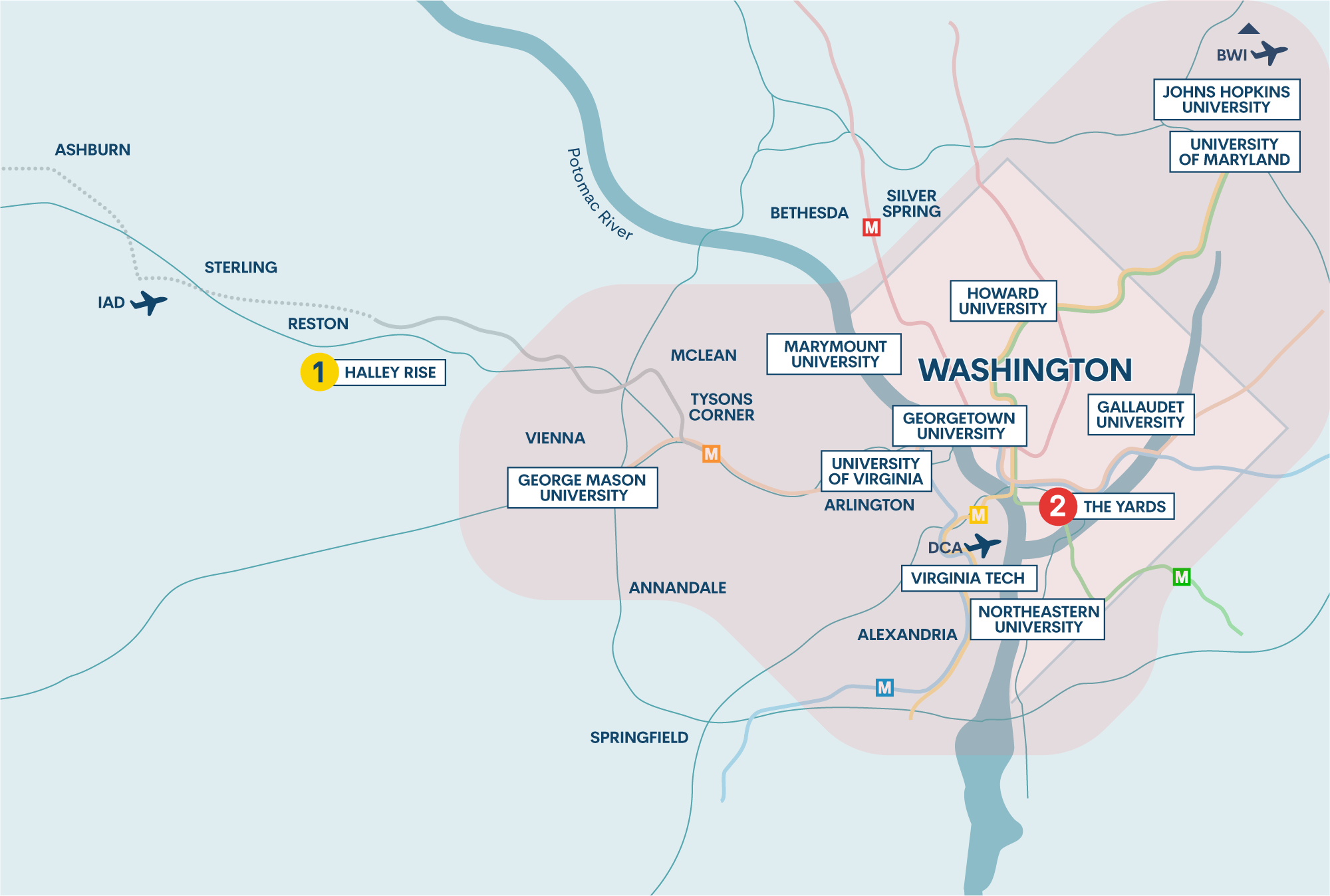 DC talent map - Educational Institutions